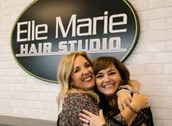 Owners of Elle Marie Hair Studio, Lorry Green & Hollie Wesoloski
